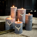 Stag Candle Pins - Set of 3