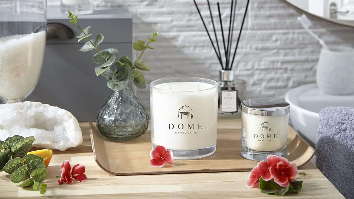 INSPIRE Geranium Eucalyptus & Orange candles.