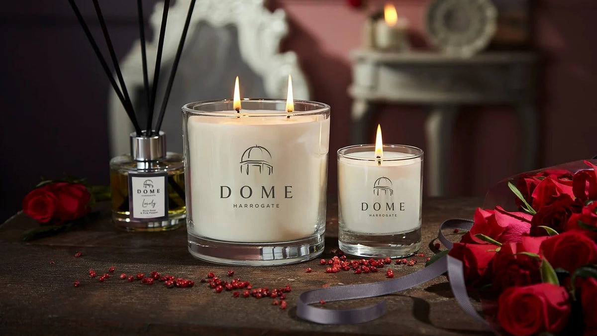 LOVELY Rock Rose & Pink Pepper Diffuser and Candles.