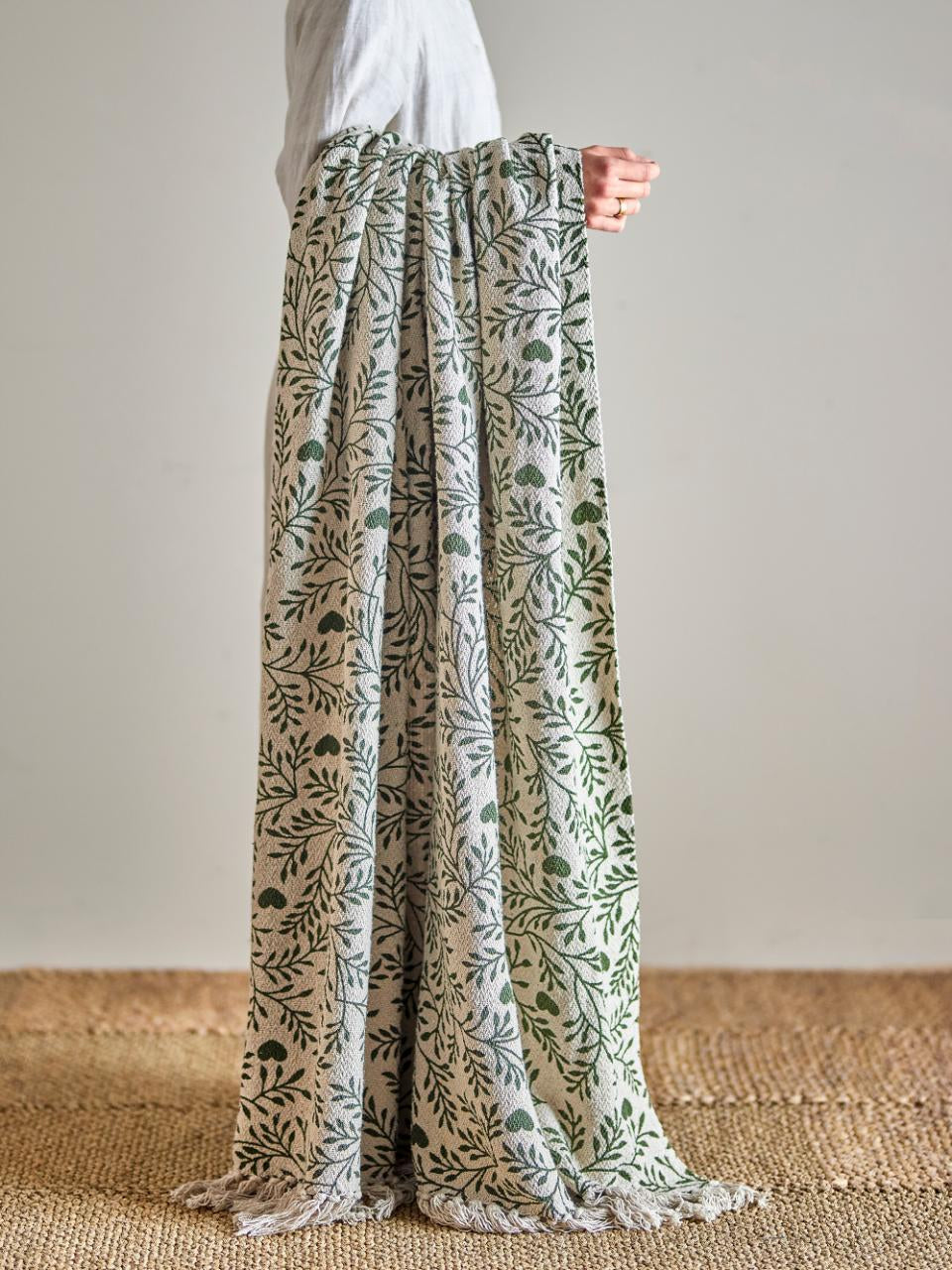 Maribelle Recycled Cotton Throw by Bloomingville.
