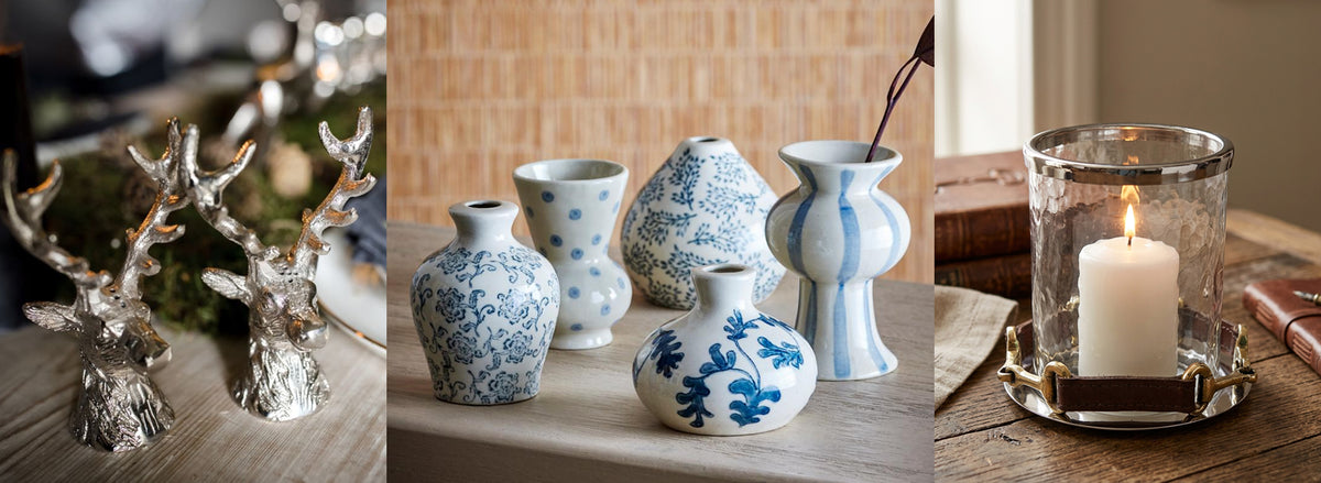 Home accessories and fragrance products available at Holme Lea Country Interiors in Helmsley.