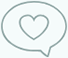 Heart Speech Bubble.